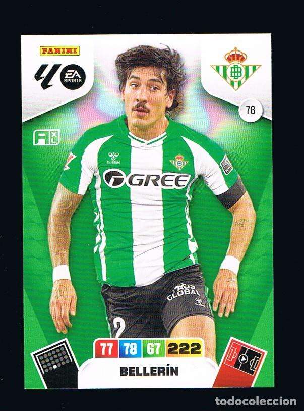 Cromos de F&uacute;tbol: ADRENALYN XL 2025-26 CARD N&ordm; 76 BELLER&Iacute;N REAL BETIS