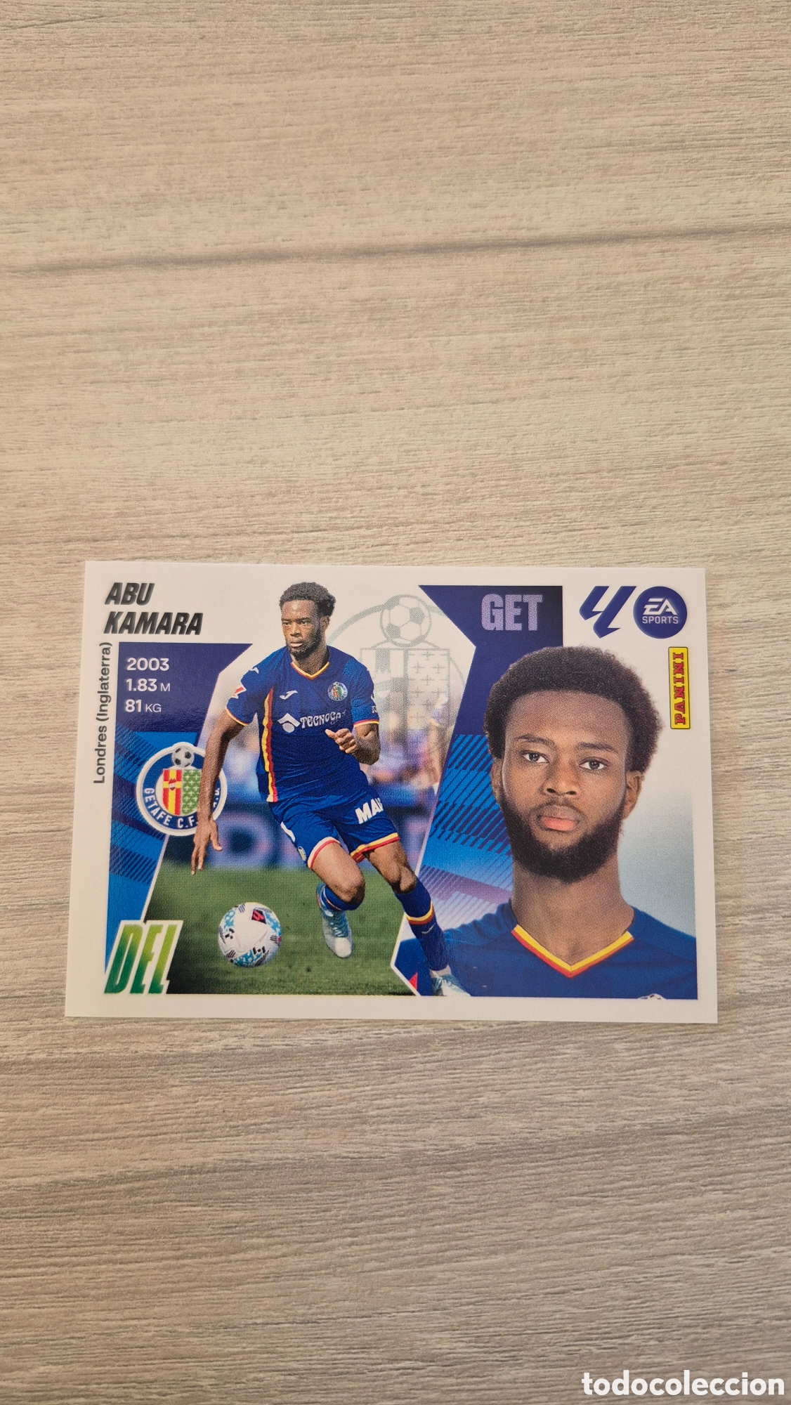 Cromos de Futebol: N&deg;17Bis Getafe Abu Kamara Liga Este 25/26