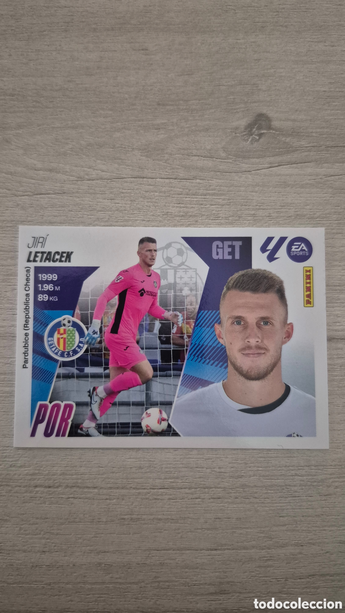 Fu&szlig;ball-Sticker: N&deg;4 Getafe Letacek Liga Este 25/26