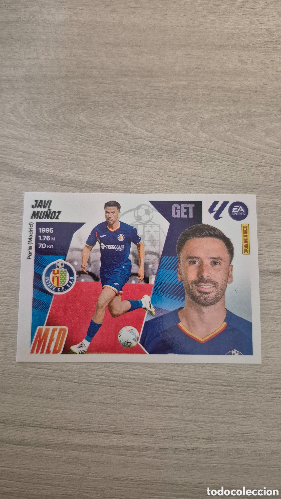 Figurine di Calcio: N&deg;15 Getafe Javi Mu&ntilde;oz Liga Este 25/26