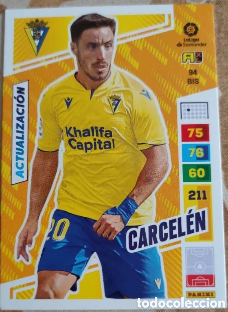 Fu&szlig;ball-Sticker: Adrenalyn XL C&aacute;diz 94 bis C&Aacute;RCELEN 2022-23 22 23