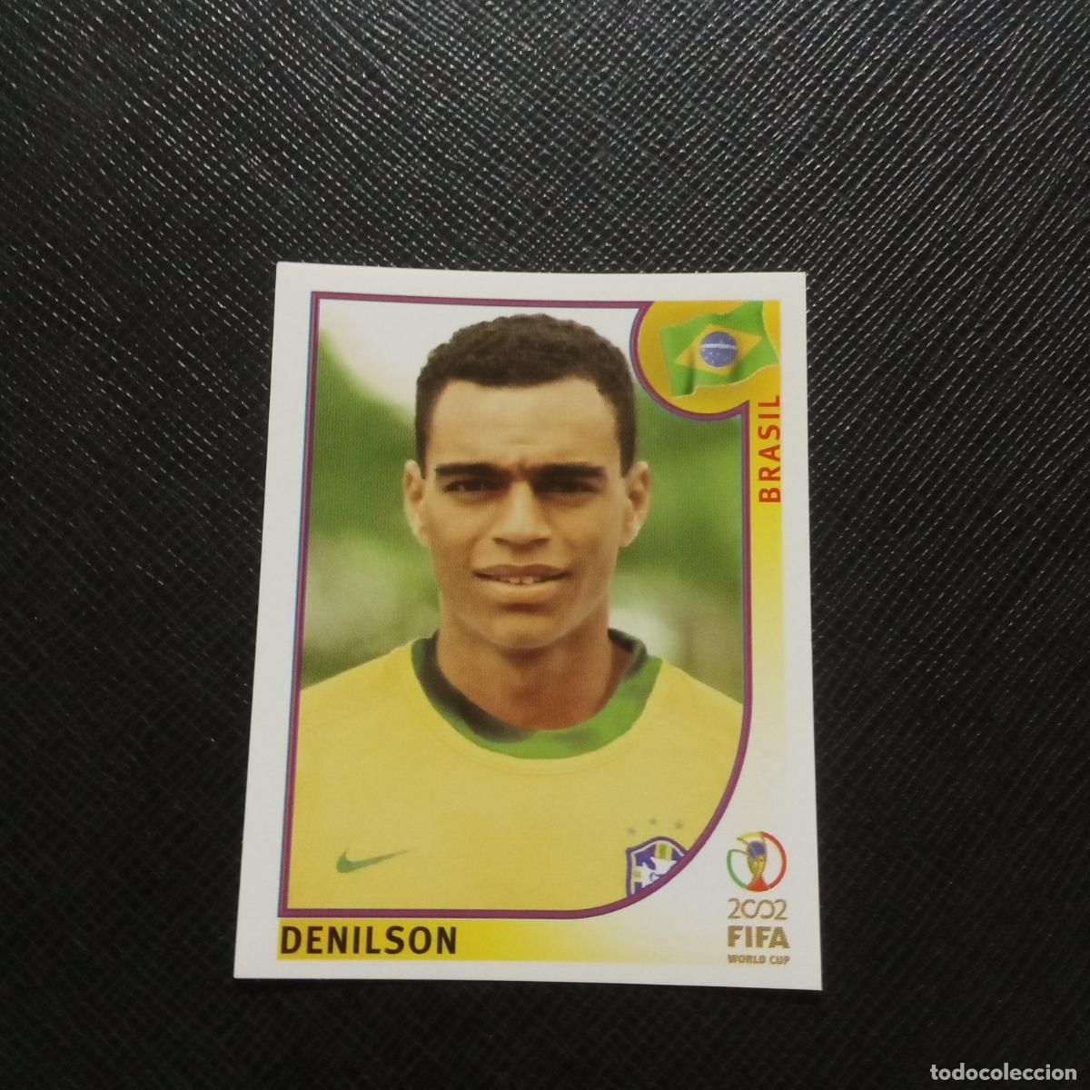 Cromos de Futebol: 182 DENILSON BRASIL PANINI 2002 MUNDIAL KOREA FUTBOL 02 CROMO - SIN PEGAR - A201 PG41