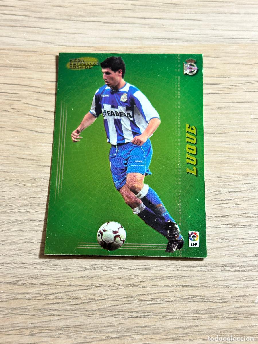 Fu&szlig;ball-Sticker: LUQUE 396 DEPORTIVO MEGAESTRELLAS 2004 2005 MEGAFICHAS PANINI MEAGACRACKS 04 05