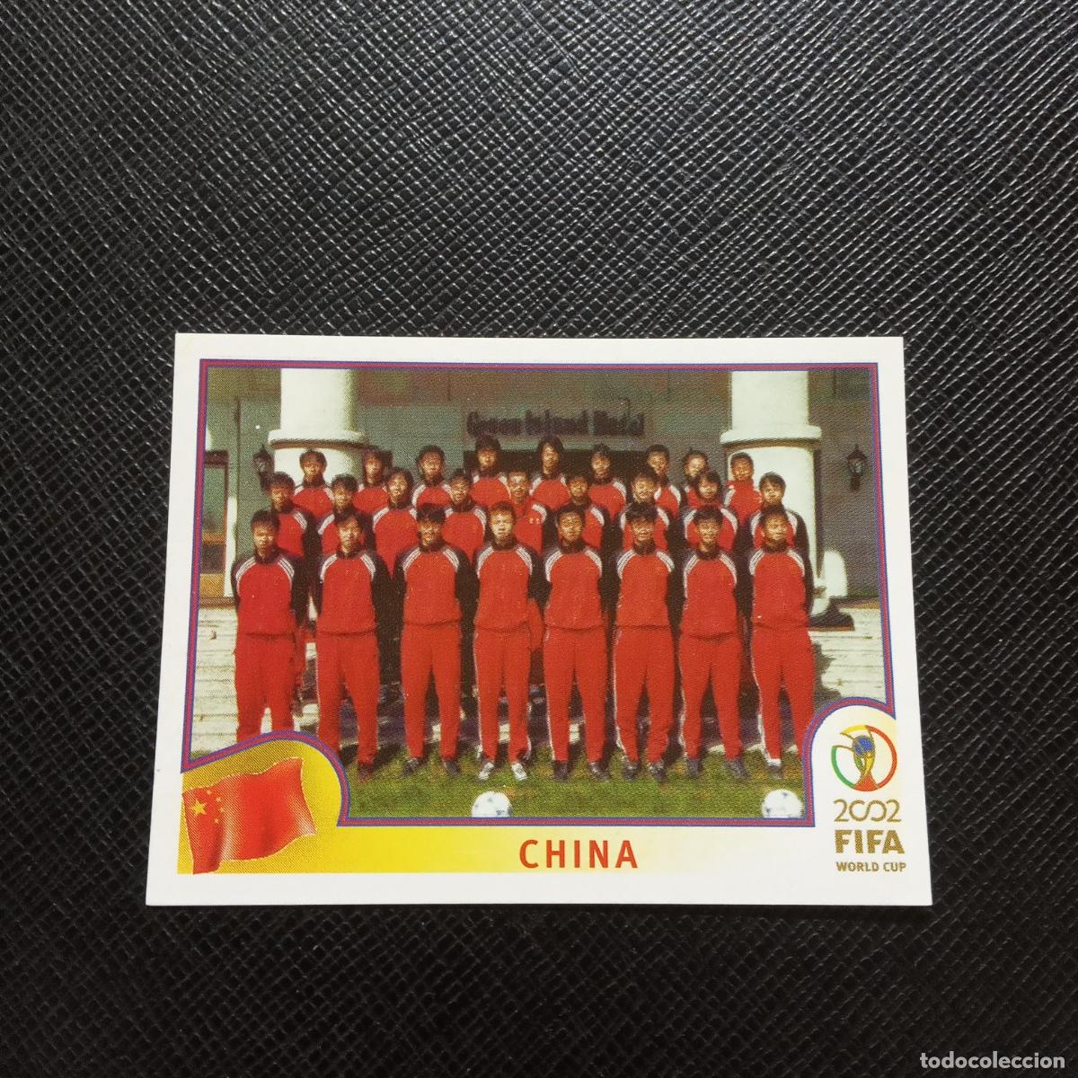Cromos de f&uacute;tbol: 205 PLANTILLA CHINA PANINI 2002 MUNDIAL KOREA FUTBOL 02 CROMO - SIN PEGAR - A201 PG43