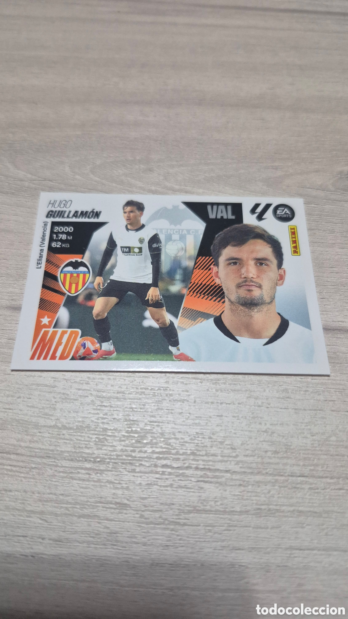 Fu&szlig;ball-Sticker: N&deg;12 Valencia Guillamon Liga Este 25/26