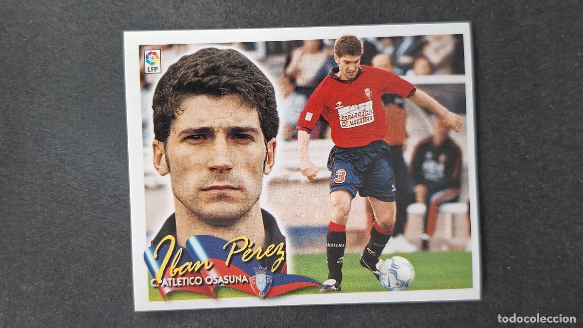 Cromos de F&uacute;tbol: L4 IBAN PEREZ C. A. OSASUNA LIGA ESTE 2000 2001 00 01 NUNCA PEGADO SIN PEGAR