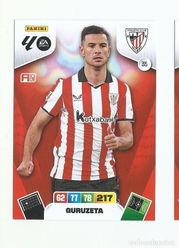 Cromos de F&uacute;tbol: ADRENALYN 2025/2026 35 GURUZETA BILBAO NUEVO PERFECTO
