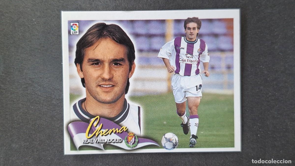 Fu&szlig;ball-Sticker: L4 CHEMA REAL VALLADOLID LIGA ESTE 2000 2001 00 01 NUNCA PEGADO SIN PEGAR