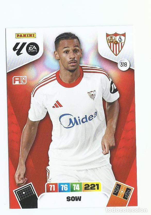 Cromos de F&uacute;tbol: ADRENALYN 2025/2026 318 SOW SEVILLA NUEVO PERFECTO