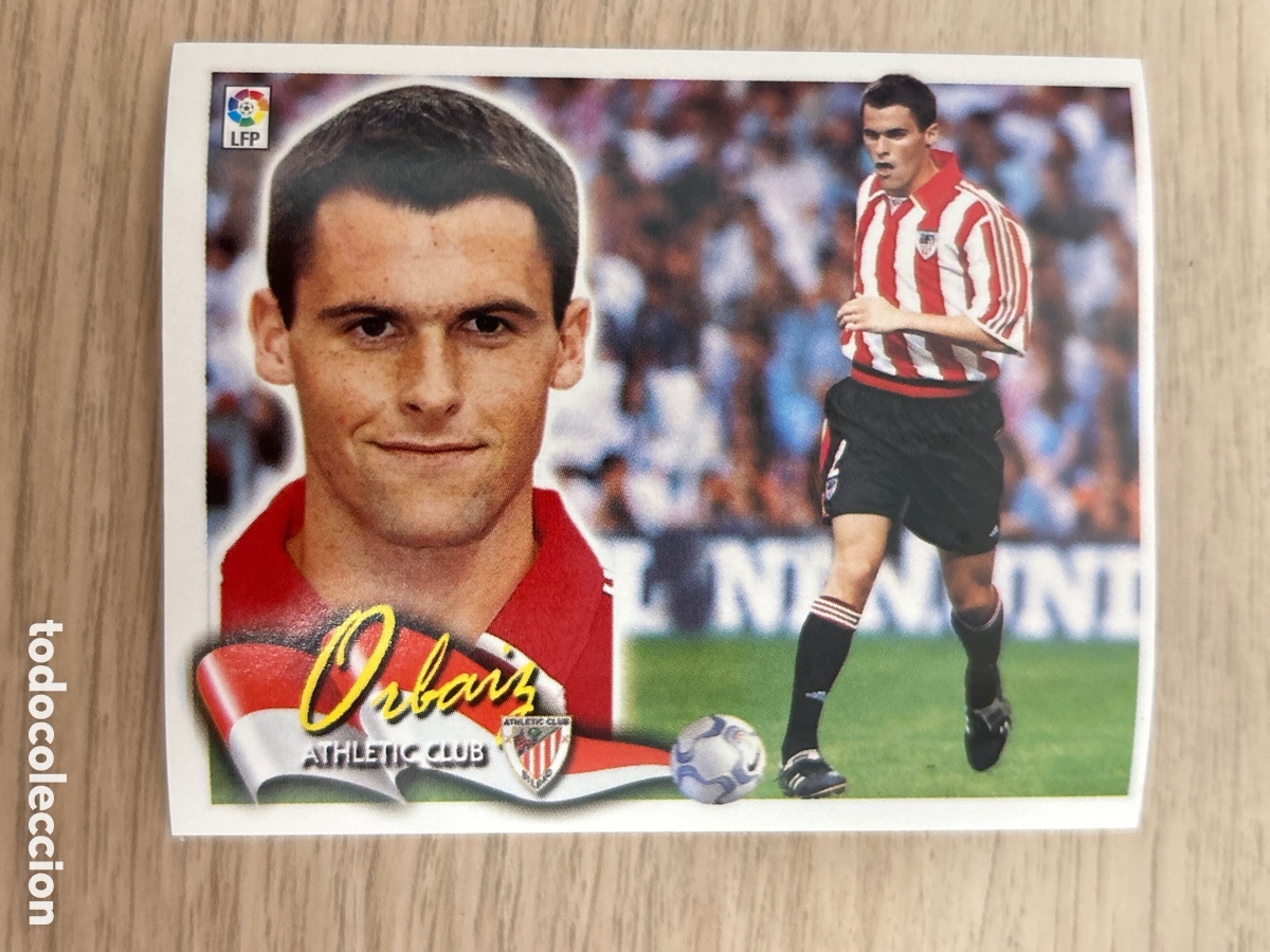 Cromos de f&uacute;tbol: ORBAIZ ATHLETIC DE BILBAO LIGA ESTE 2000 2001 00 01 NUNCA PEGADO SIN PEGAR