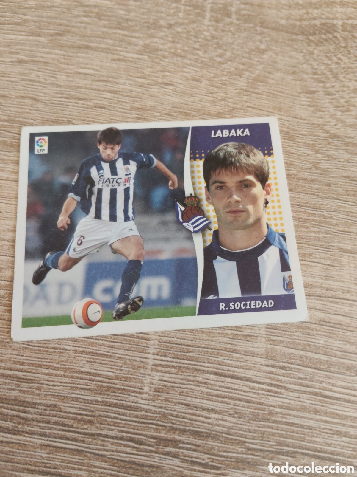 Football Stickers: Labaka Real Sociedad liga 2006 2007 06 07 ediciones este