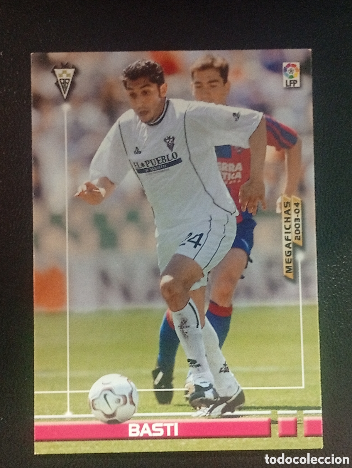 Fu&szlig;ball-Sticker: 17 BASTI ALBACETE BALOMPI&Eacute; 2003 2004 03 04 3 4 MEGAFICHAS MEGA FICHAS MEGACRACKS PANINI CROMOS
