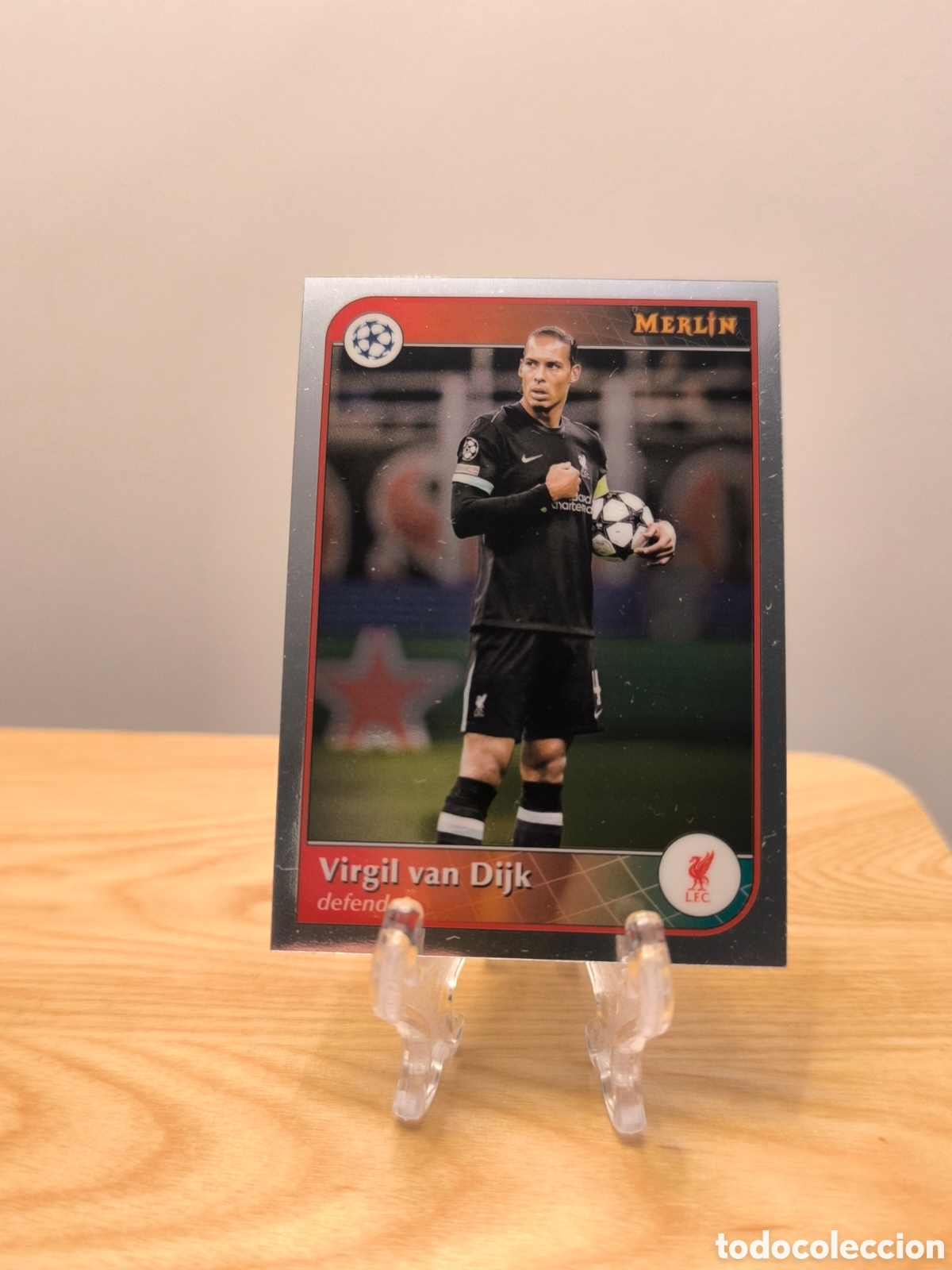 Cromos de f&uacute;tbol: Virgil Van-Dijk Topps Merlin - Foto 1