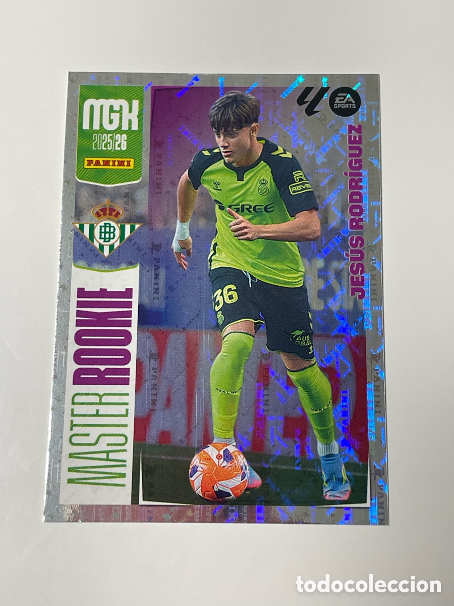Cromos de F&uacute;tbol: Jes&uacute;s Rodr&iacute;guez Betis Panini Megacracks 2025/26 #415 Master Rookie