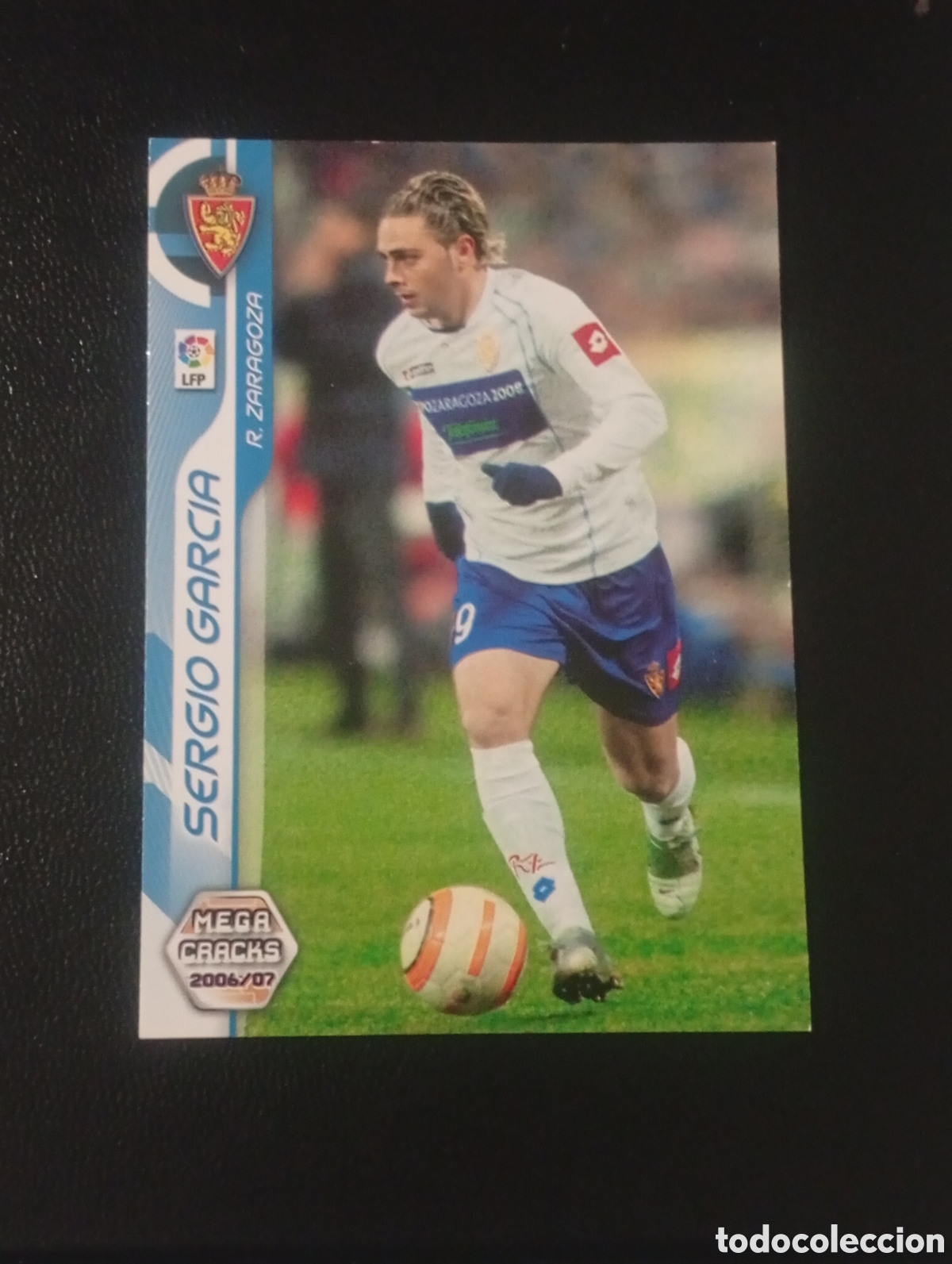 Cromos de f&uacute;tbol: 360 SERGIO GARCIA ZARAGOZA 2006 2007 06 07 6 7 MEGAFICHAS MEGA FICHAS MEGACRACKS PANINI CROMOS