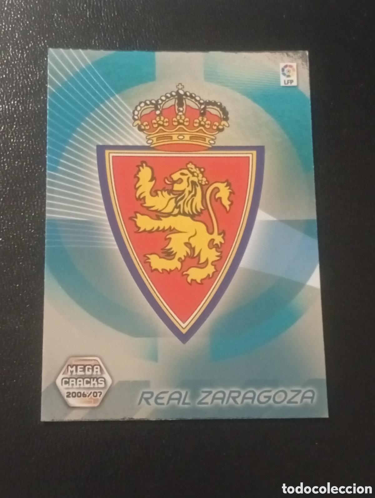 Fu&szlig;ball-Sticker: 343 escudo ZARAGOZA 2006 2007 06 07 6 7 MEGAFICHAS MEGA FICHAS MEGACRACKS PANINI CROMOS