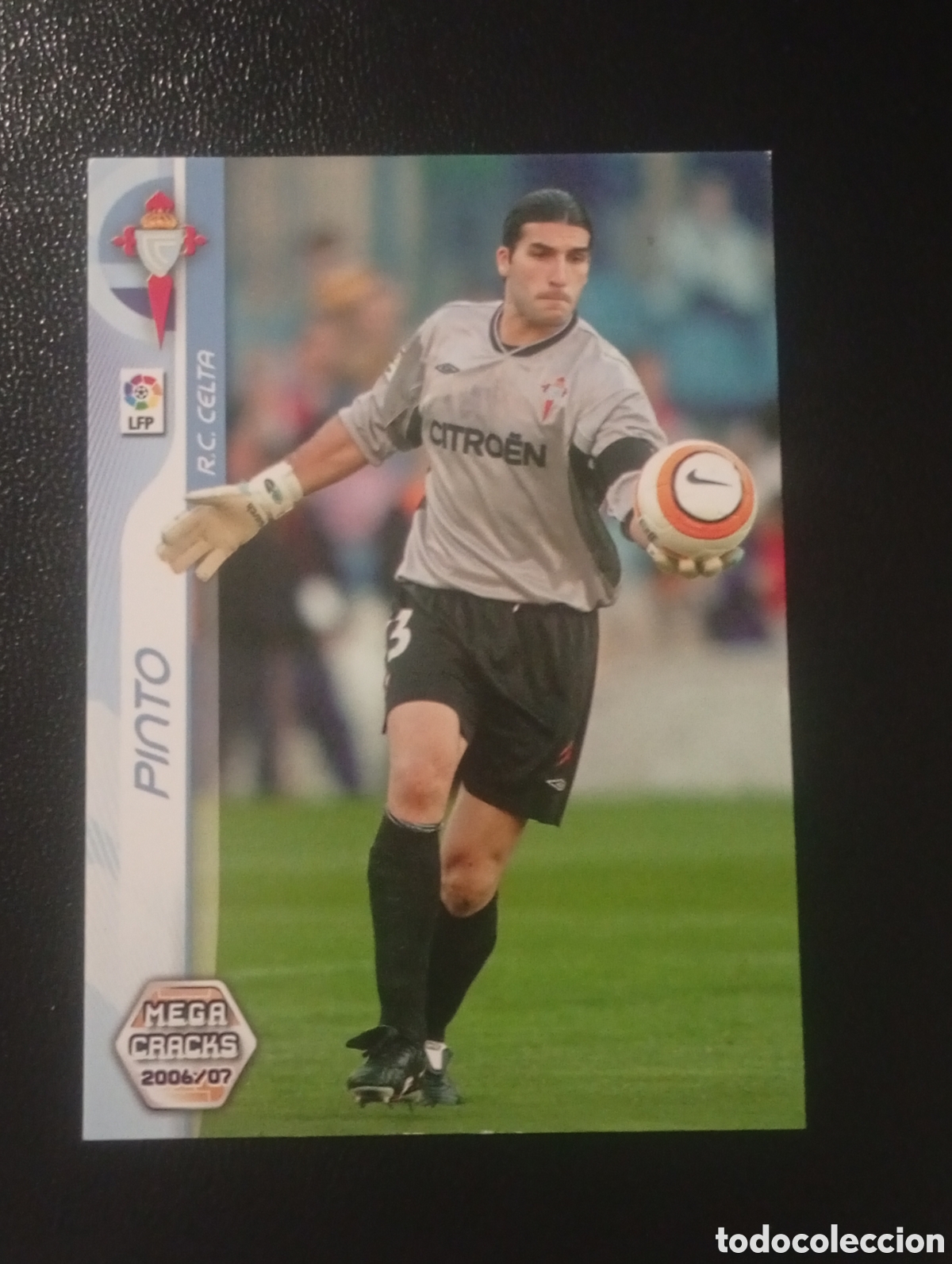 Fu&szlig;ball-Sticker: 74 PINTO CELTA DE VIGO 2006 2007 06 07 6 7 MEGAFICHAS MEGA FICHAS MEGACRACKS PANINI CROMOS