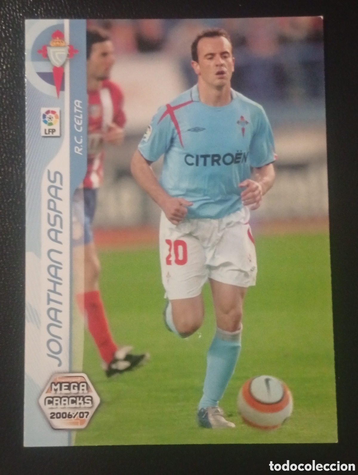 Figurine di Calcio: 82 JONATHAN ASPAS CELTA DE VIGO 2006 2007 06 07 6 7 MEGAFICHAS MEGA FICHAS MEGACRACKS PANINI CROMOS