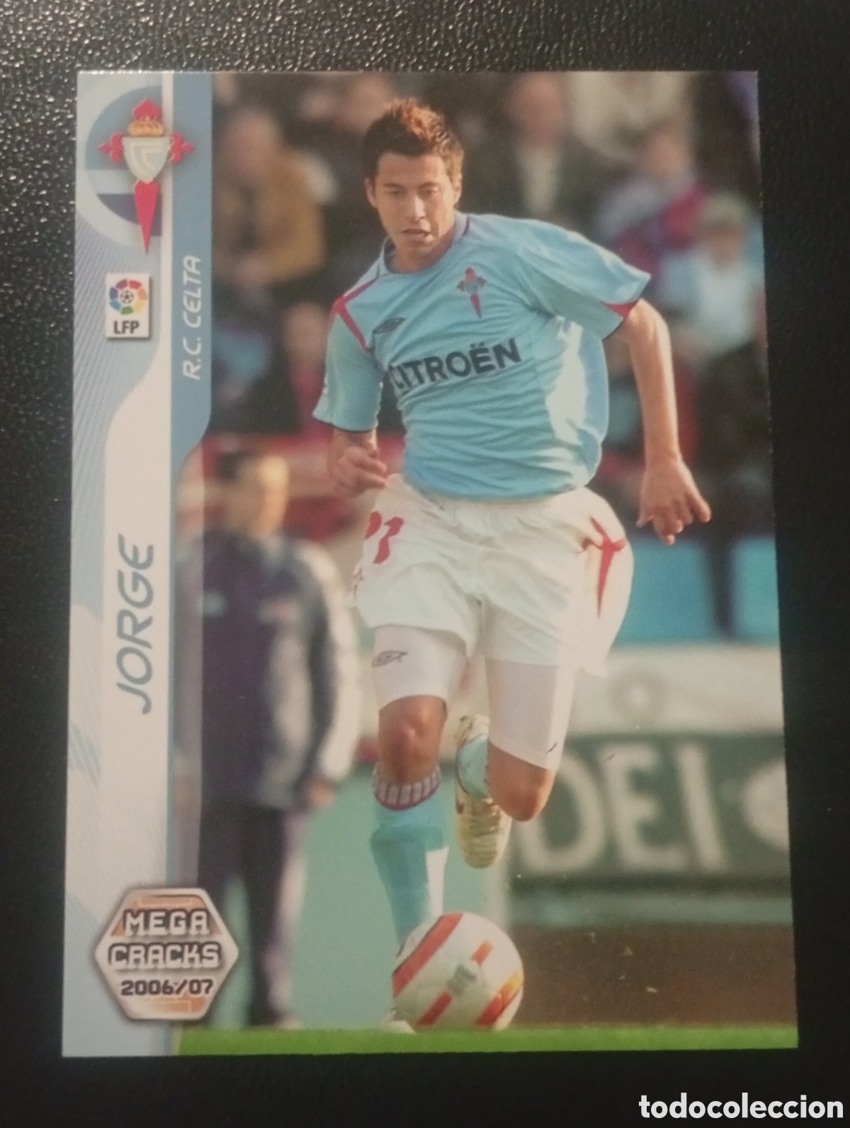 Cromos de F&uacute;tbol: 86 JORGE CELTA DE VIGO 2006 2007 06 07 6 7 MEGAFICHAS MEGA FICHAS MEGACRACKS PANINI CROMOS