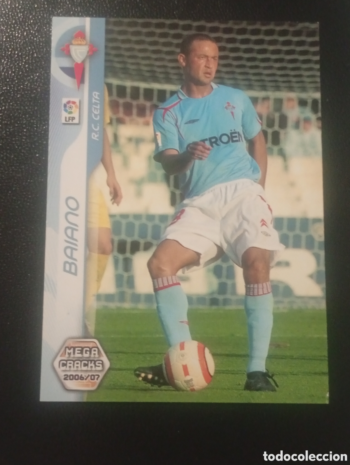 Fu&szlig;ball-Sticker: 89 BAIANO CELTA DE VIGO 2006 2007 06 07 6 7 MEGAFICHAS MEGA FICHAS MEGACRACKS PANINI CROMOS
