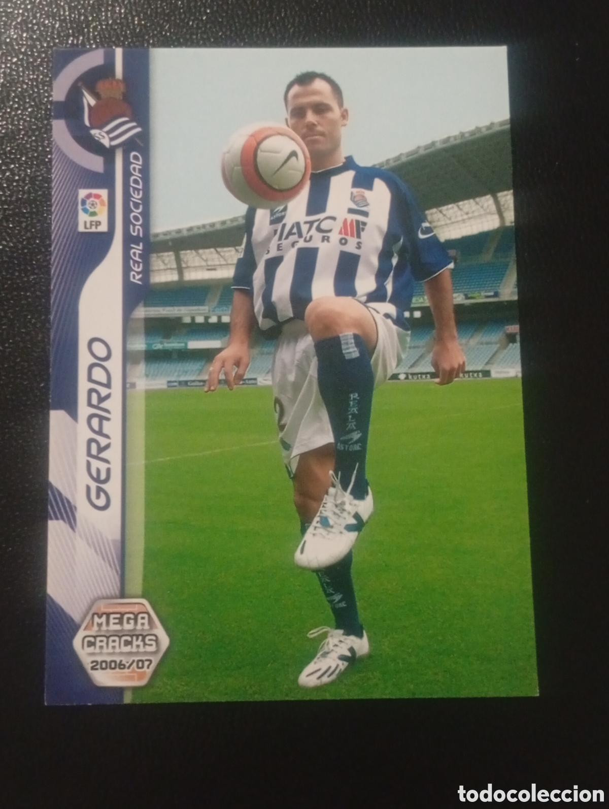 Figurine di Calcio: 296 GERARDO REAL SOCIEDAD 2006 2007 06 07 6 7 MEGAFICHAS MEGA FICHAS MEGACRACKS PANINI CROMOS