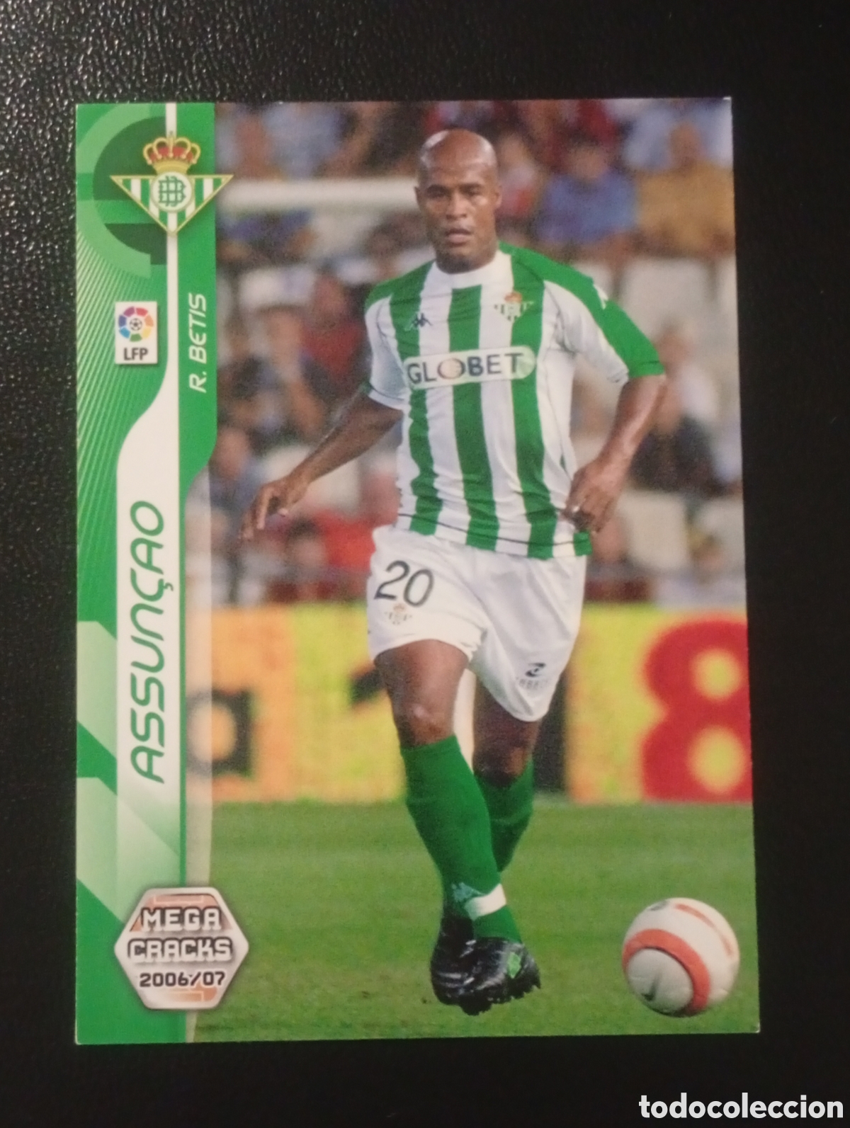 Fu&szlig;ball-Sticker: 64 ASSUN&Ccedil;AO BETIS 2006 2007 06 07 6 7 MEGAFICHAS MEGA FICHAS MEGACRACKS PANINI CROMOS