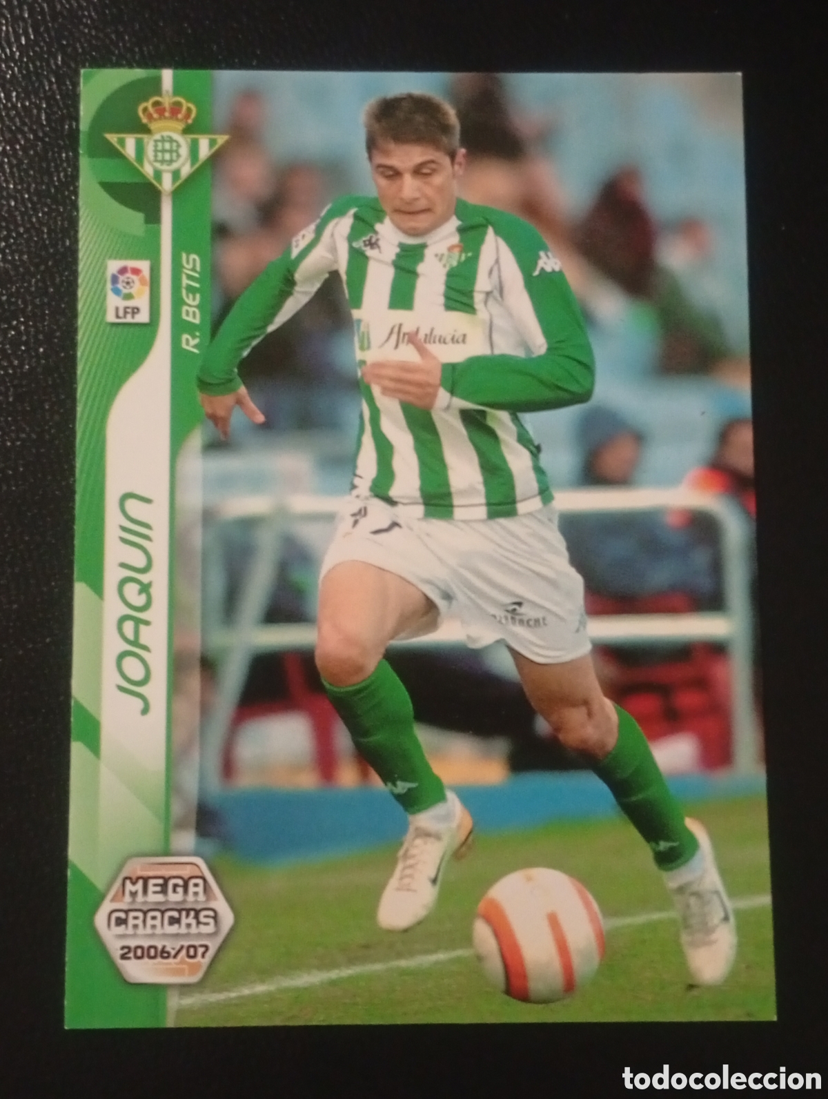 Cromos de Futebol: 67 JOAQUIN BETIS 2006 2007 06 07 6 7 MEGAFICHAS MEGA FICHAS MEGACRACKS PANINI CROMOS