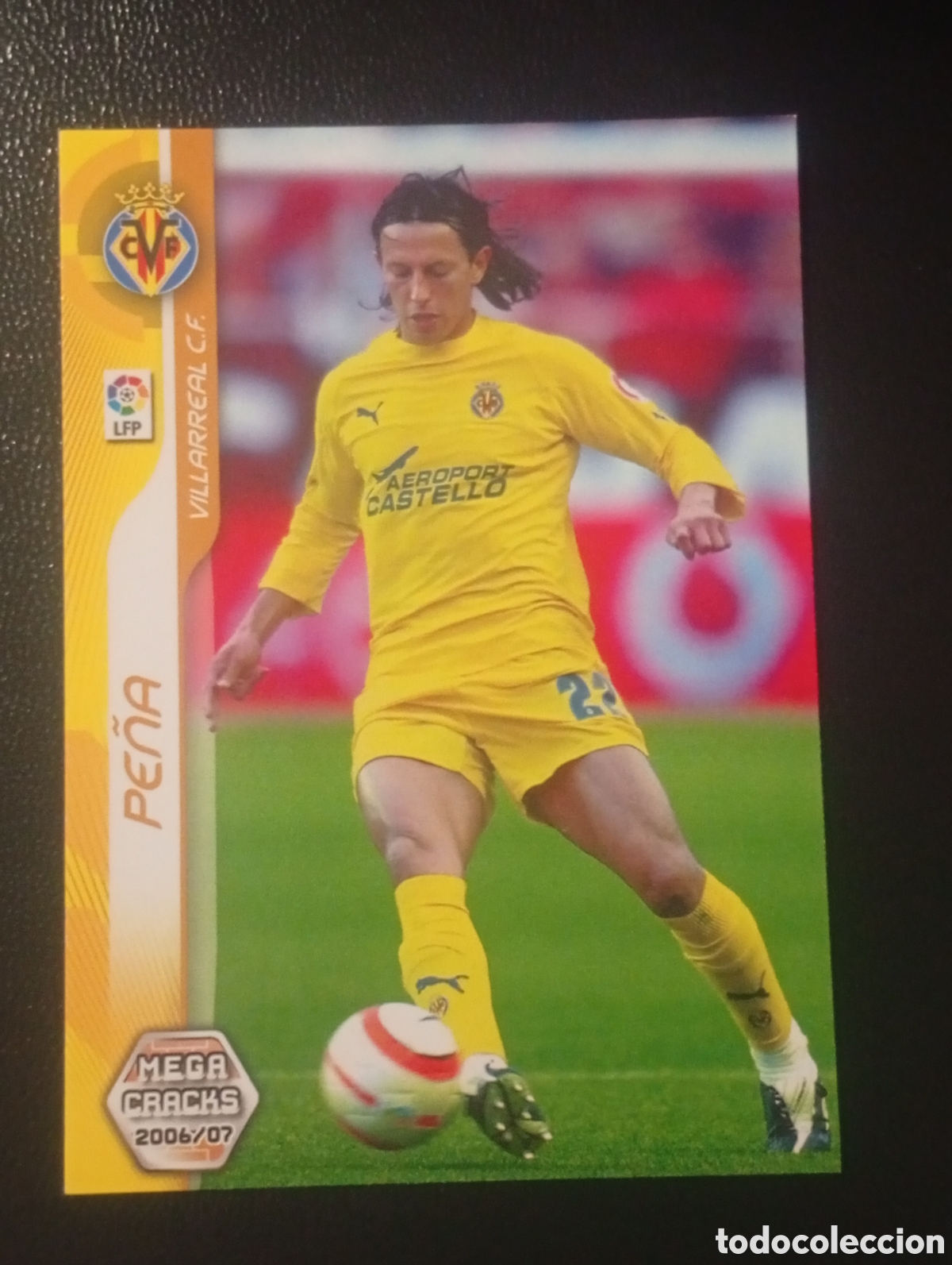 Fu&szlig;ball-Sticker: 330 PE&Ntilde;A VILLARREAL 2006 2007 06 07 6 7 MEGAFICHAS MEGA FICHAS MEGACRACKS PANINI