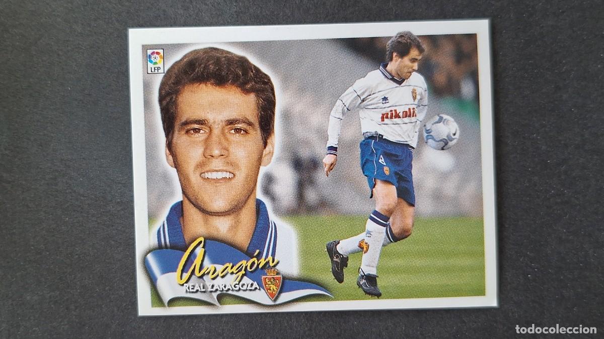 Cromos de F&uacute;tbol: L4 ARAGON REAL ZARAGOZA LIGA ESTE 2000 2001 00 01 NUNCA PEGADO SIN PEGAR
