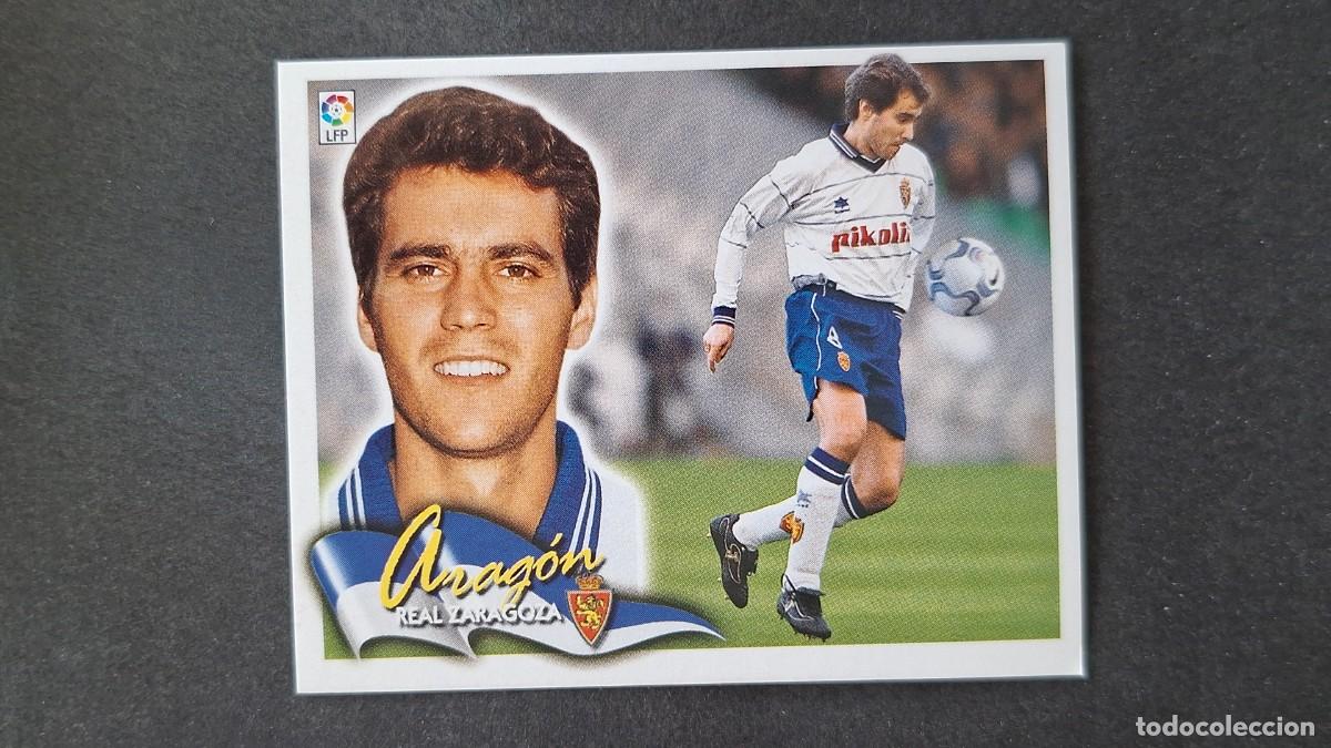 Cromos de F&uacute;tbol: L4 ARAGON REAL ZARAGOZA LIGA ESTE 2000 2001 00 01 NUNCA PEGADO SIN PEGAR