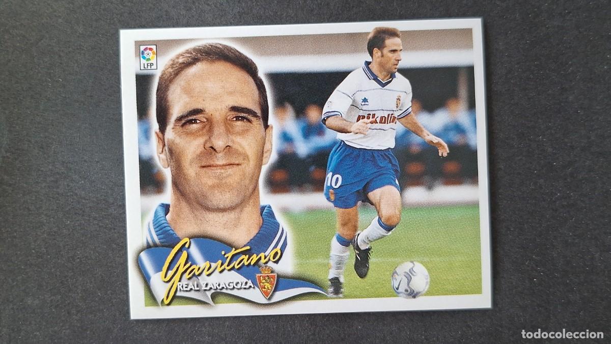 Cromos de F&uacute;tbol: L4 GARITANO REAL ZARAGOZA LIGA ESTE 2000 2001 00 01 NUNCA PEGADO SIN PEGAR