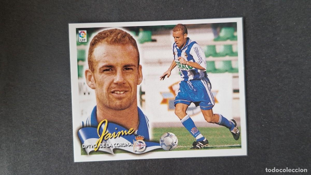 Fu&szlig;ball-Sticker: L4 JAIME DEPORTIVO DE LA CORU&Ntilde;A LIGA ESTE 2000 2001 00 01 NUNCA PEGADO SIN PEGAR