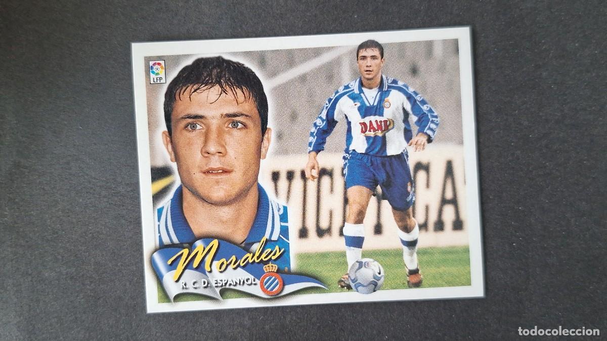 Fu&szlig;ball-Sticker: L4 MORALES R. C. D. ESPA&Ntilde;OL LIGA ESTE 2000 2001 00 01 NUNCA PEGADO SIN PEGAR