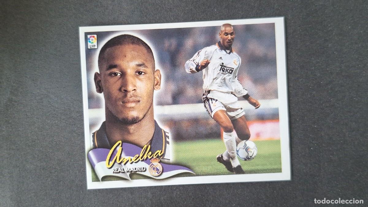 Fu&szlig;ball-Sticker: L4 ANELKA REAL MADRID LIGA ESTE 2000 2001 00 01 NUNCA PEGADO SIN PEGAR
