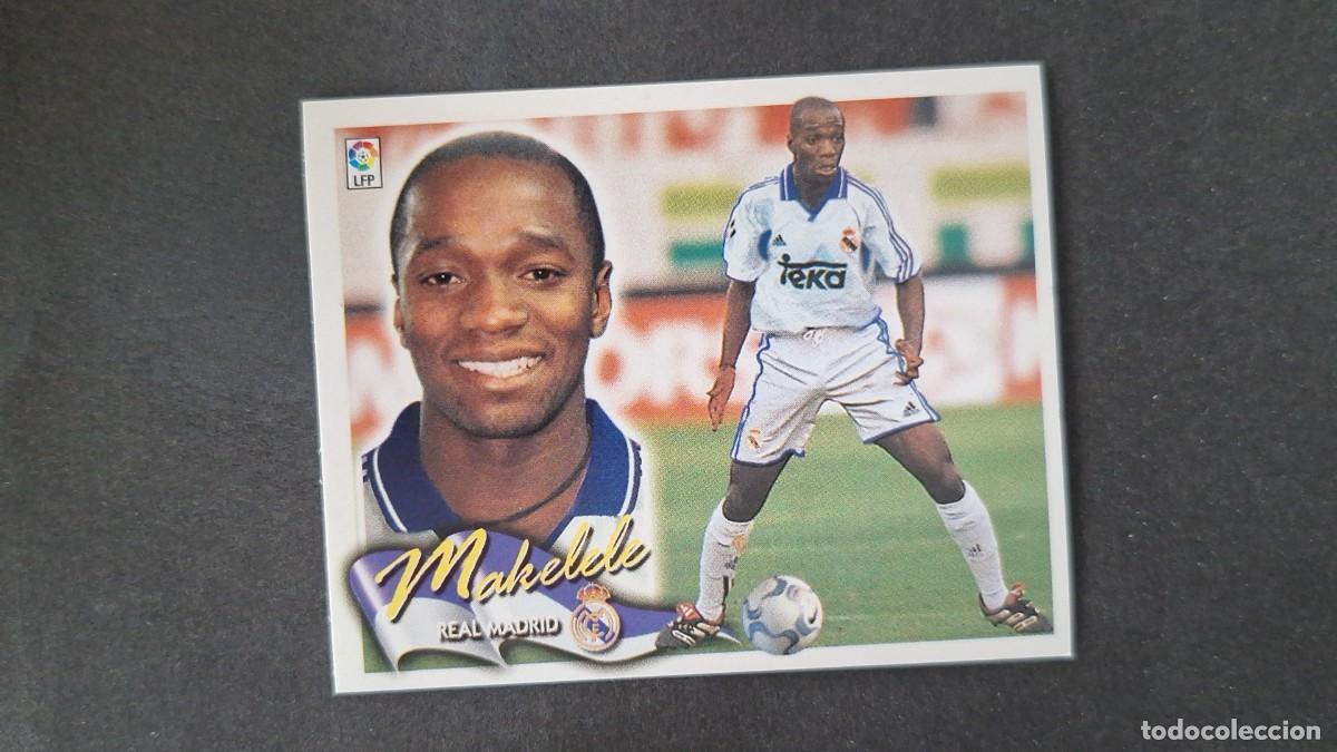 Fu&szlig;ball-Sticker: L4 MAKELELE REAL MADRID COLOCA LIGA ESTE 2000 2001 00 01 NUNCA PEGADO SIN PEGAR