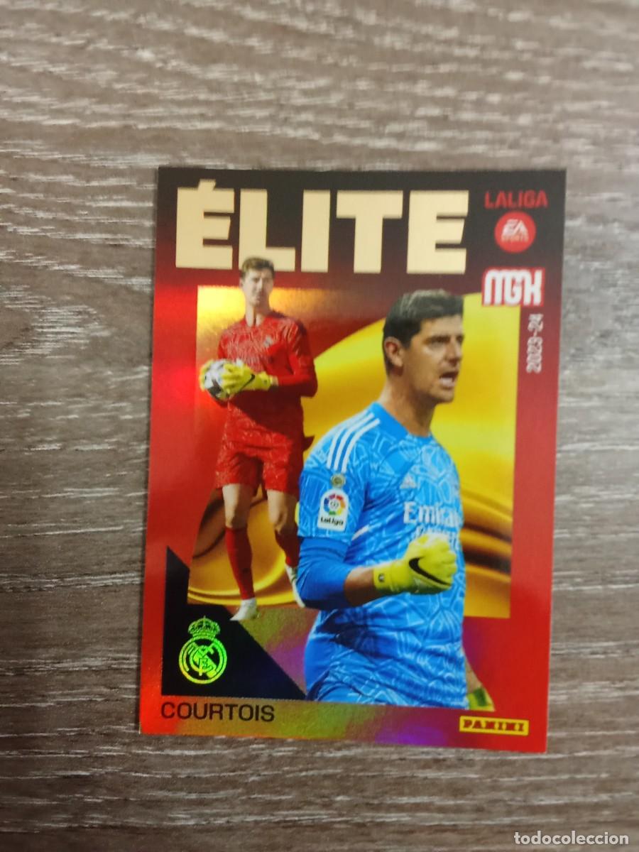 Cromos de F&uacute;tbol: 2 courtois &eacute;lite megacracks 2023-24