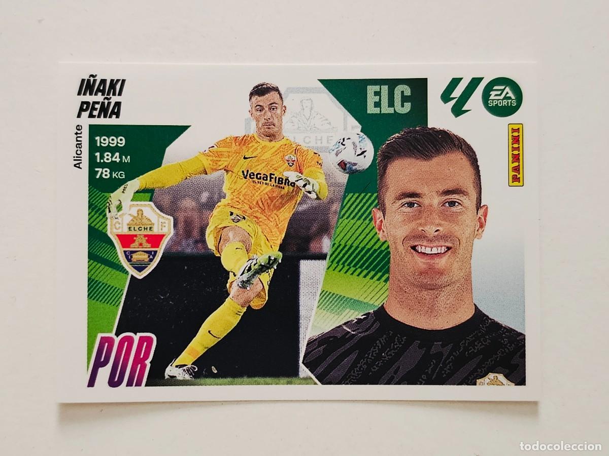 Cromos de f&uacute;tbol: 4 BIS I&ntilde;aki Pe&ntilde;a, Elche CF, Coloca, Panini Ediciones Liga Este 2025 2026 25 26