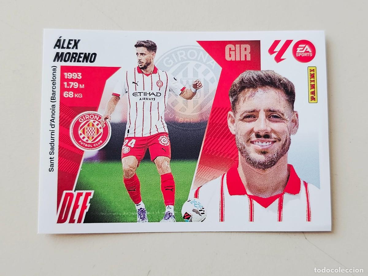 Cromos de f&uacute;tbol: 10 BIS &Aacute;lex Moreno, Girona FC, Coloca, Panini Ediciones Liga Este 2025 2026 25 26