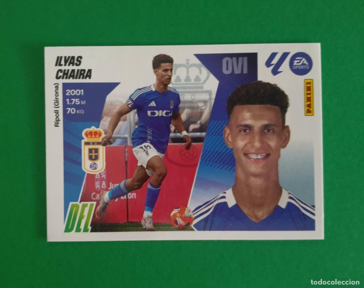 Fu&szlig;ball-Sticker: 18 A / 18A ILYAS CHAIRA - OVIEDO - EDICIONES ESTE 2025-26 - 25/26 (NUEVO)