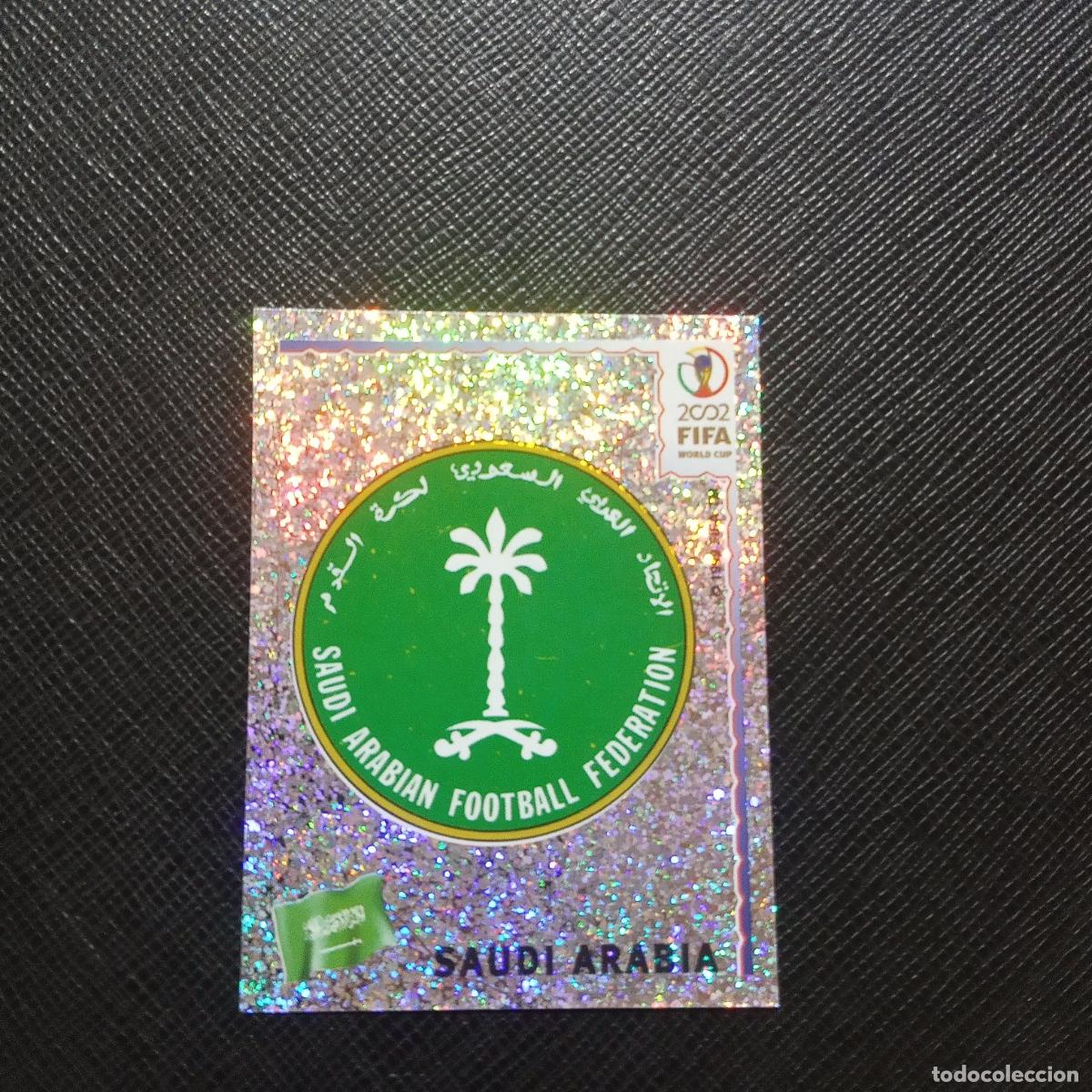 Cromos de F&uacute;tbol: 332 ESCUDO ARABIA SAUDI PANINI 2002 MUNDIAL KOREA FUTBOL 02 CROMO - SIN PEGAR - A201 PG49