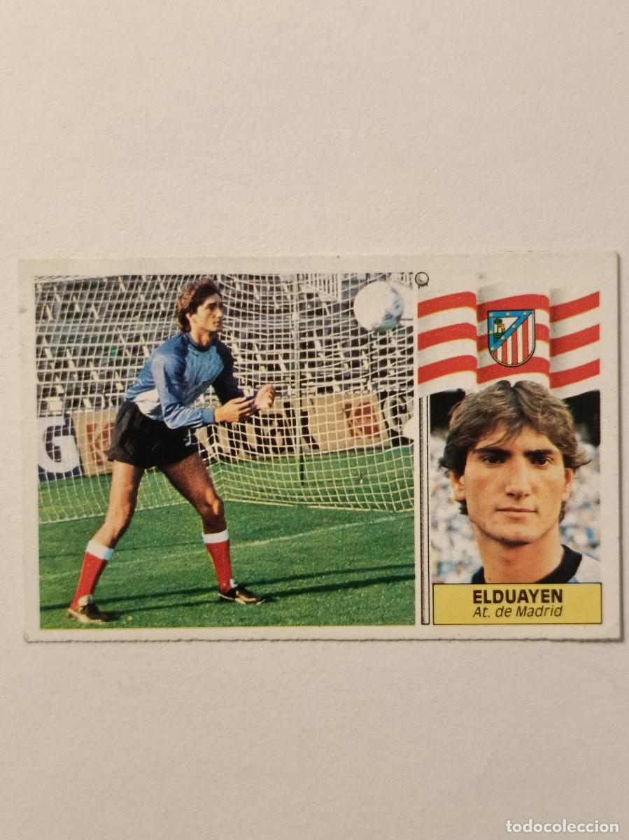 Fu&szlig;ball-Sticker: ELDUAYEN (ULTIMO FICHAJE 27) ATLETICO MADRID LIGA 86/87 ESTE