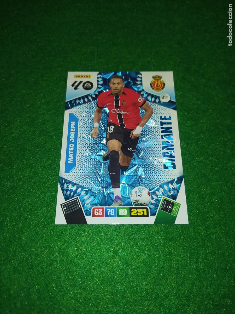Cartes &agrave; collectionner de Football: adrenalyn xl 2025 2026 codigo sin activar diamante n&ordm; 412 mateo joseph mallorca