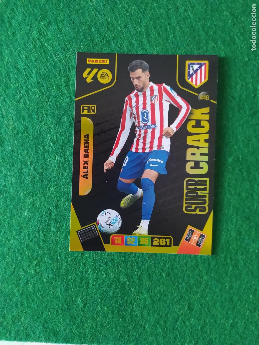 Fu&szlig;ball-Sticker: adrenalyn xl 2025 2026 codigo sin activar super crack n&ordm; 446 alex baena atletico de madrid
