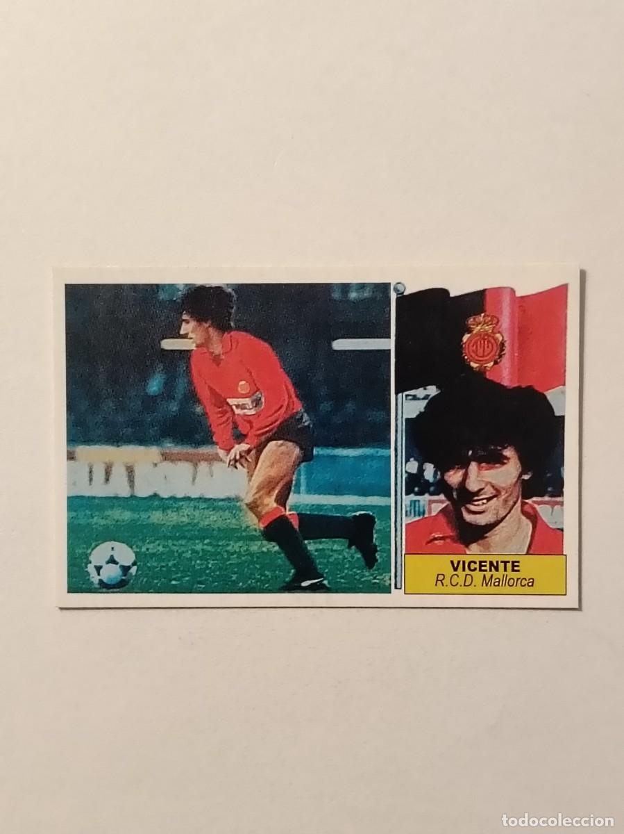 Cromos de f&uacute;tbol: VICENTE (ULTIMO FICHAJE 32) R.C.D. MALLORCA LIGA 86/87 ESTE