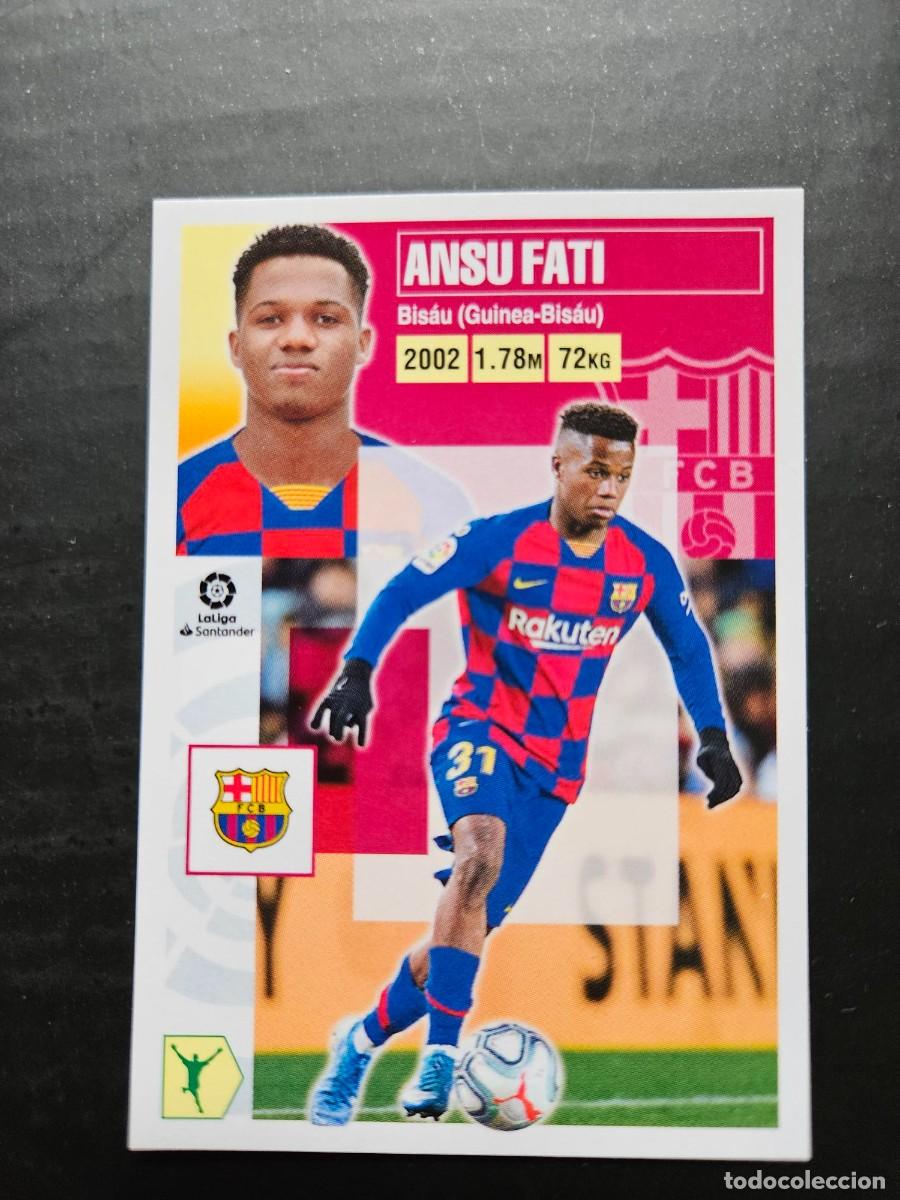 Figurine di Calcio: N&ordm; 17 ANSU FATI BARCELONA LIGA ESTE 20 21 2020 2021 SIN PEGAR NUNCA PEGADO