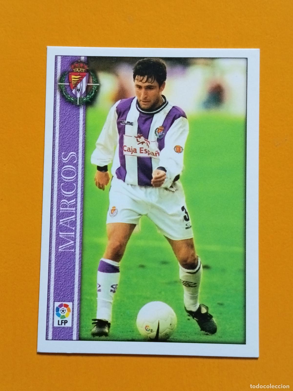 Fu&szlig;ball-Sticker: 157 MARCOS. REAL VALLADOLID. LAS FICHAS DE LA LIGA 2001. MUNDICROMO