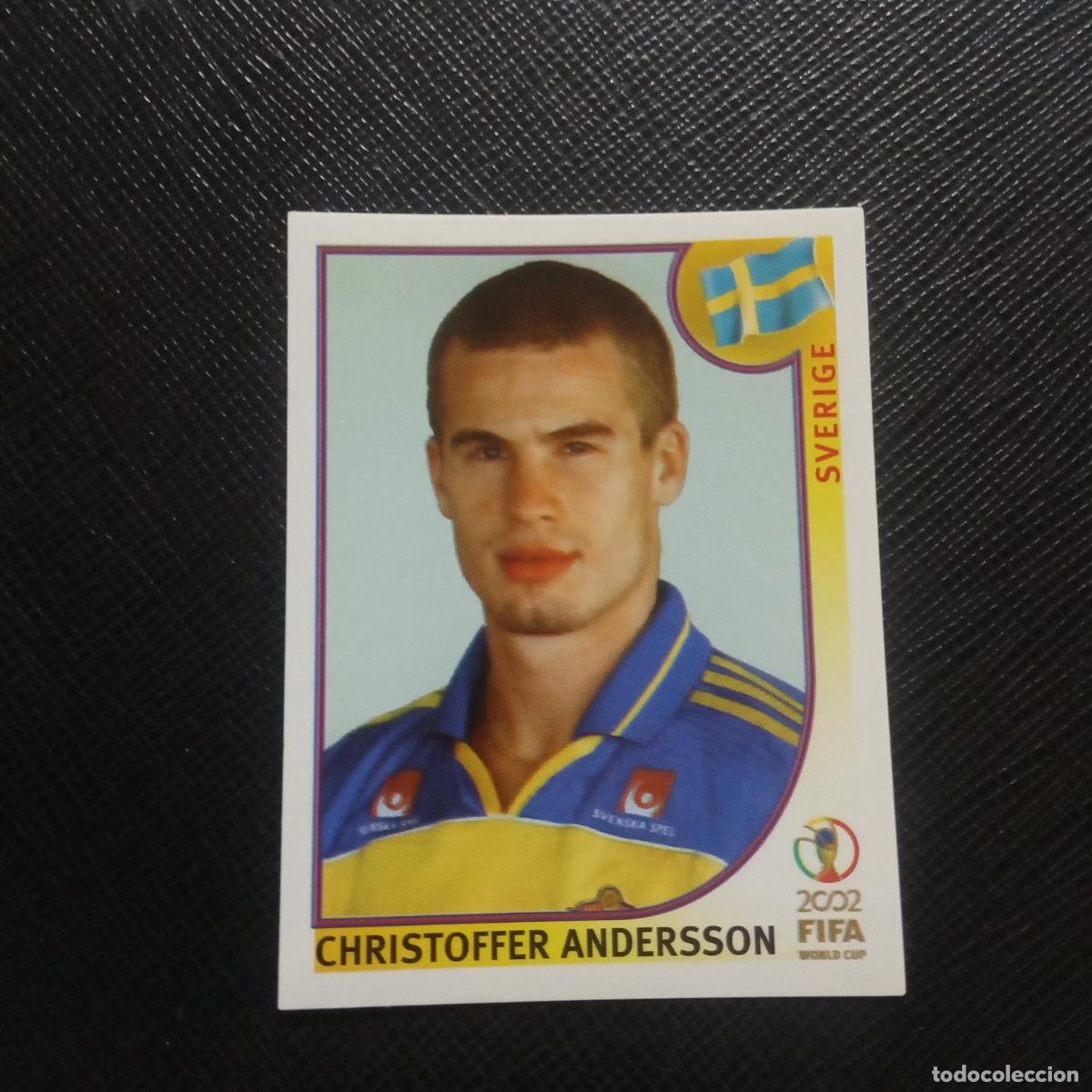 Fu&szlig;ball-Sticker: 445 ANDERSSON SUECIA PANINI 2002 MUNDIAL KOREA FUTBOL 02 CROMO - SIN PEGAR - A201 PG55