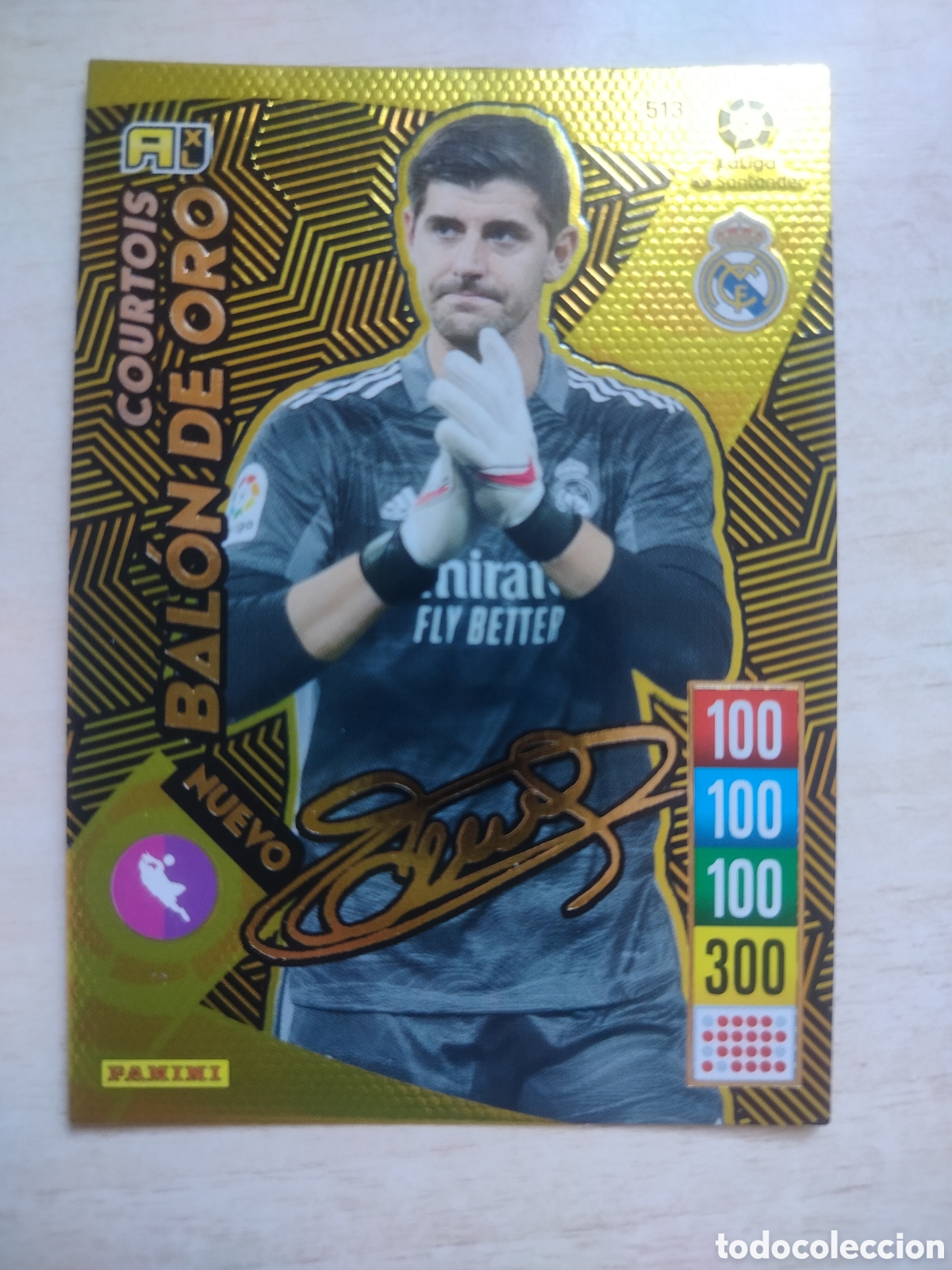Cromos de F&uacute;tbol: COURTOIS BALON DE ORO NUEVO ADRENALYN 2021 2022 21 22