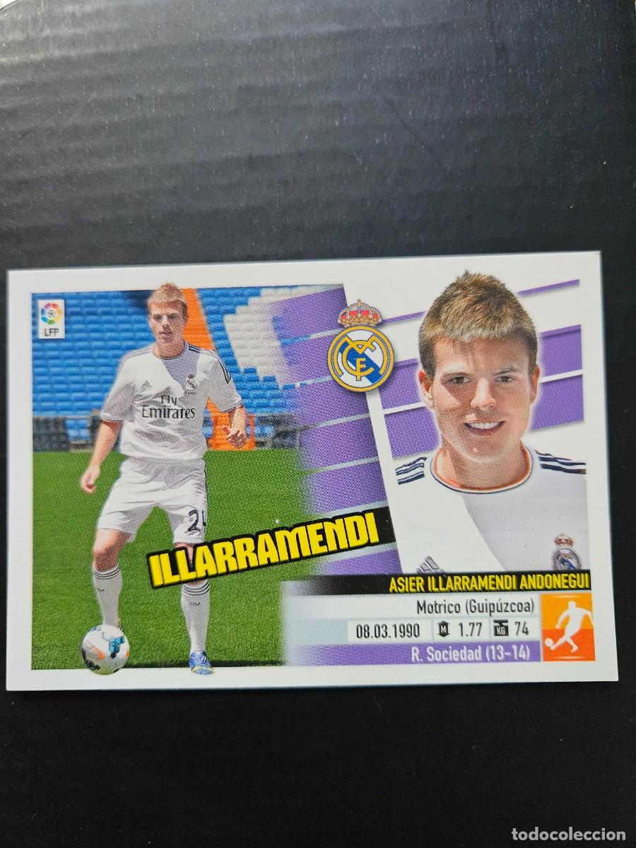 Figurine di Calcio: FICHAJE 21 ILLARRAMENDI REAL MADRID LIGA ESTE 13 14 2013 2014 SIN PEGAR NUNCA PEGADO
