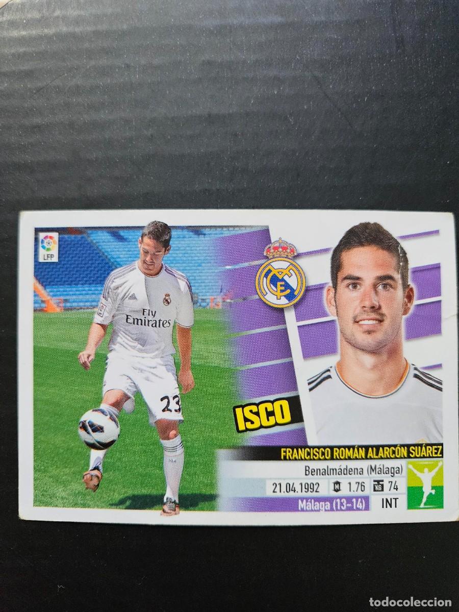 Figurine di Calcio: FICHAJE 7 ISCO REAL MADRID LIGA ESTE 13 14 2013 2014 SIN PEGAR NUNCA PEGADO
